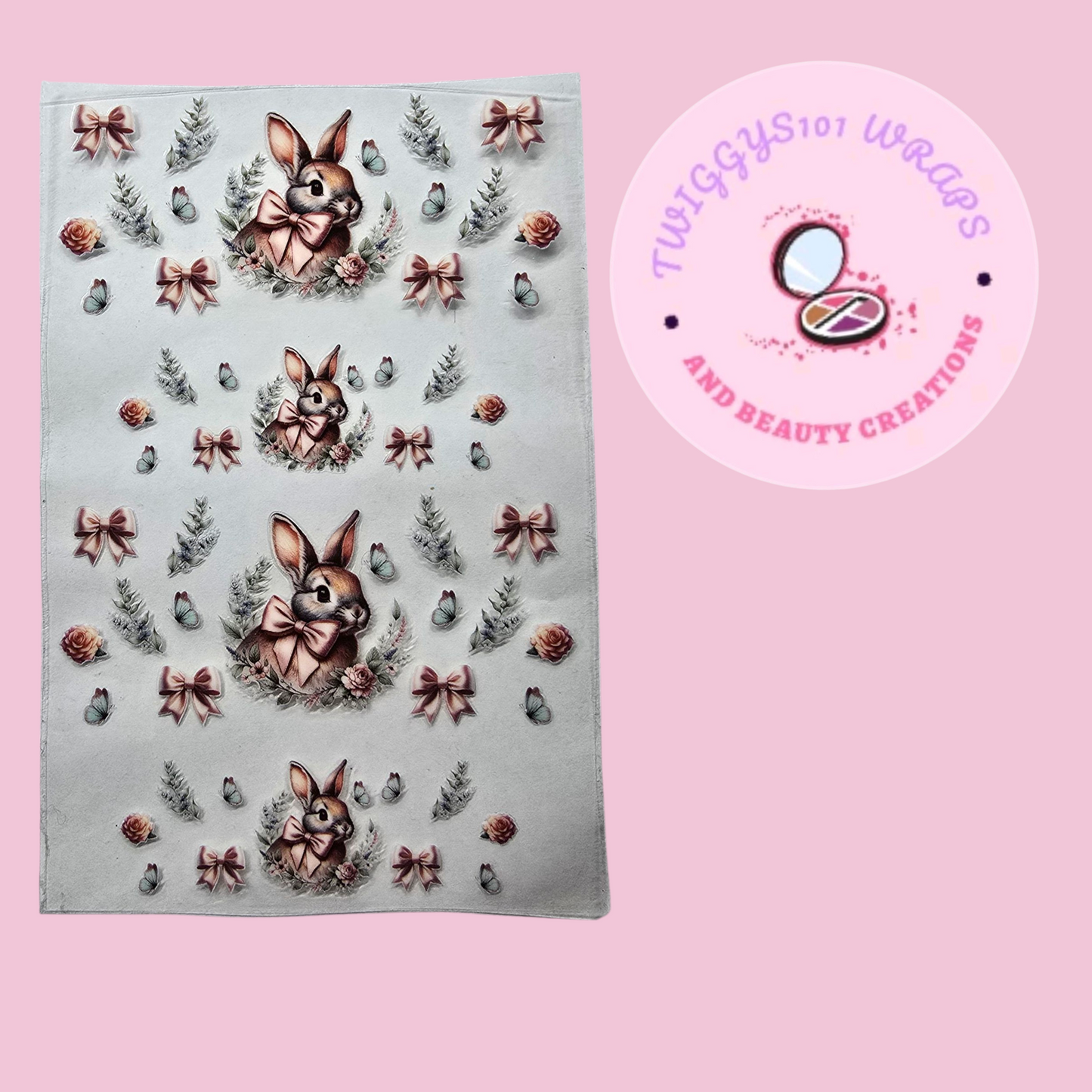 CLEARANCE BUNNY BOW MINI STANLEY WRAP