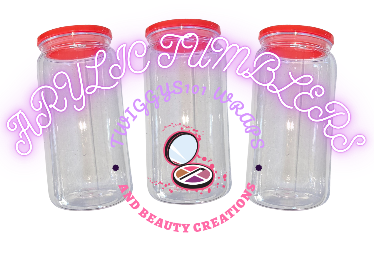 RED LID LIBBY 16 OZ BLANK CUSTOMIZED TO ORDER