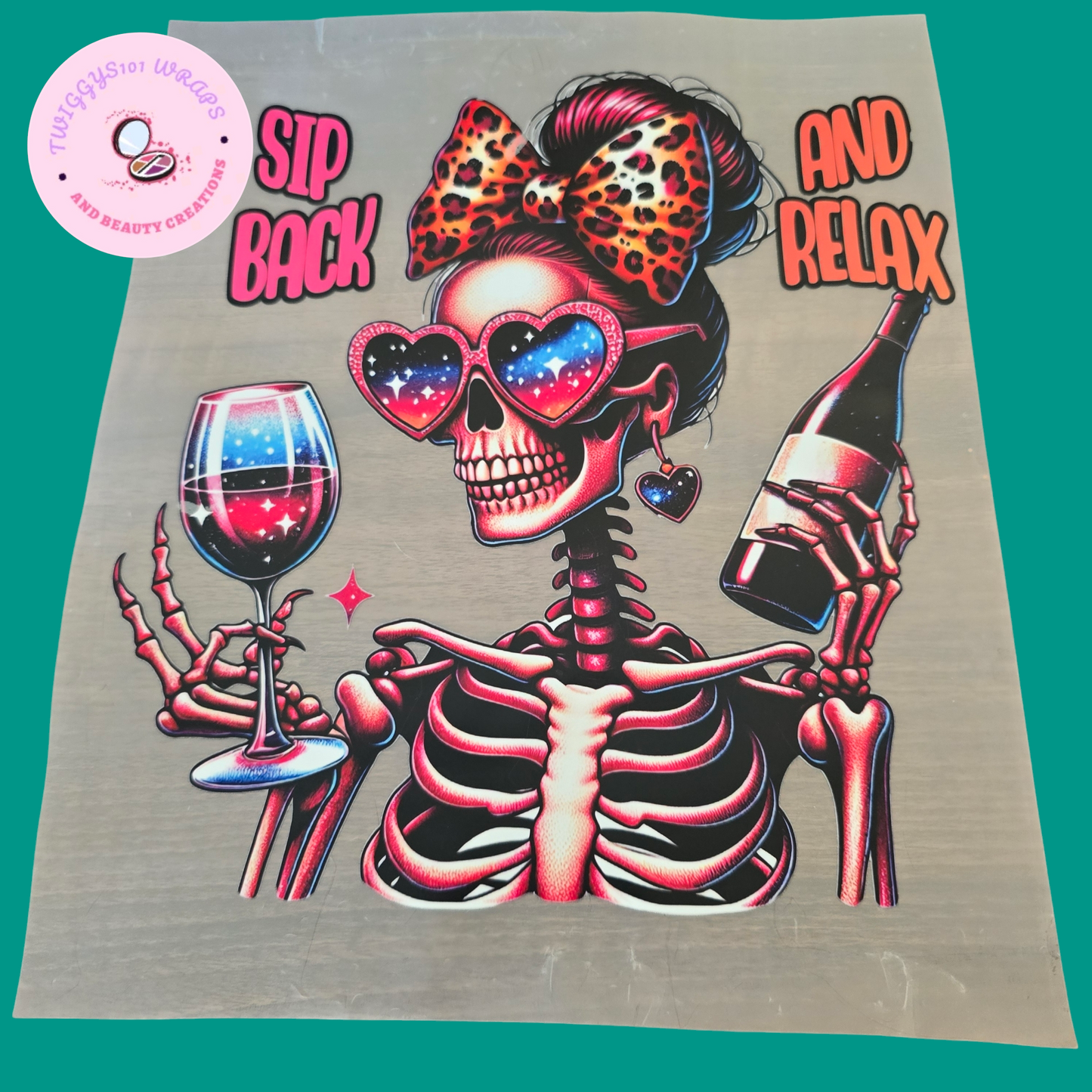 SIP BACK AND RELAX LARGE HEAT TRANSFER