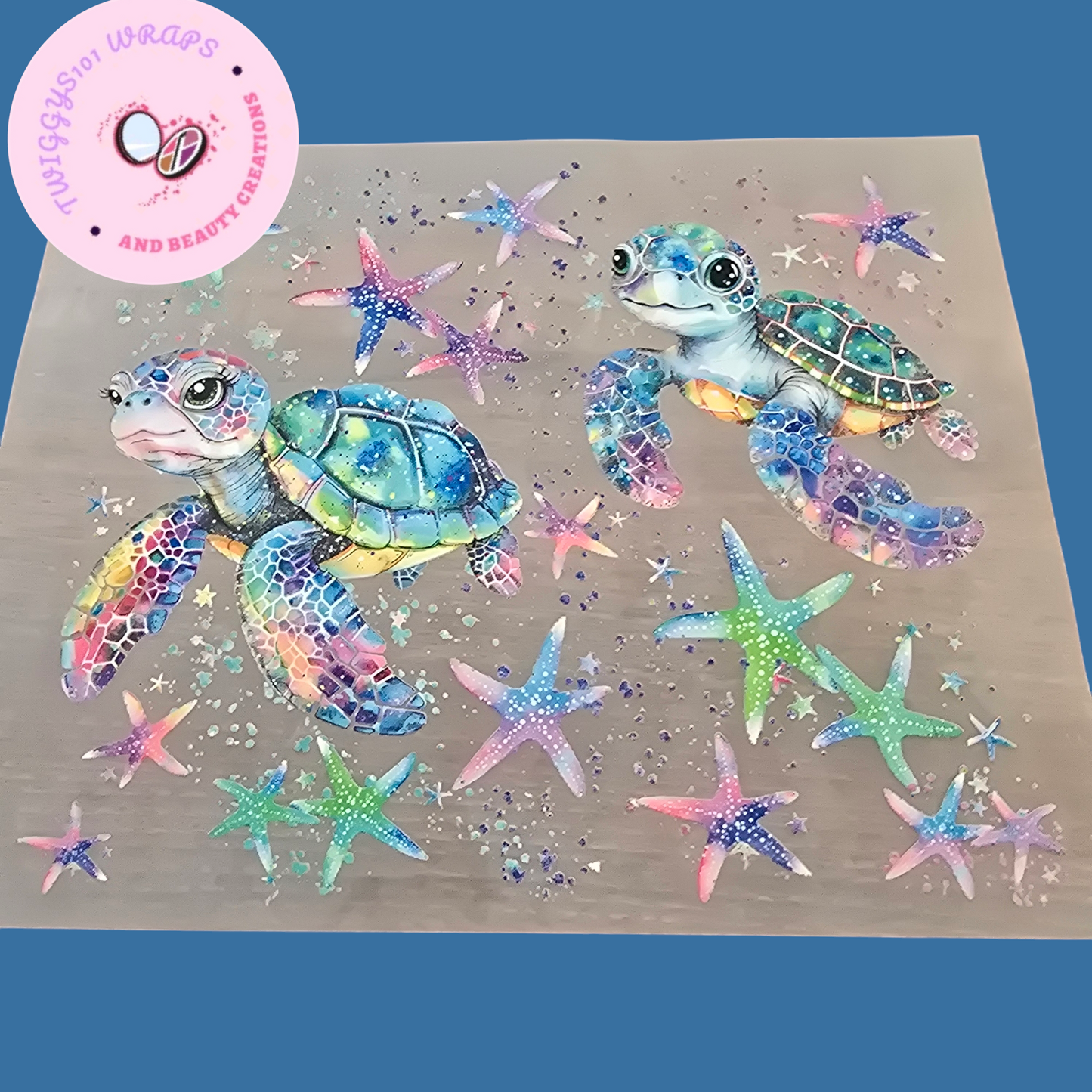 TURTLE FAMILY LARGE HEAT TRANSFER
