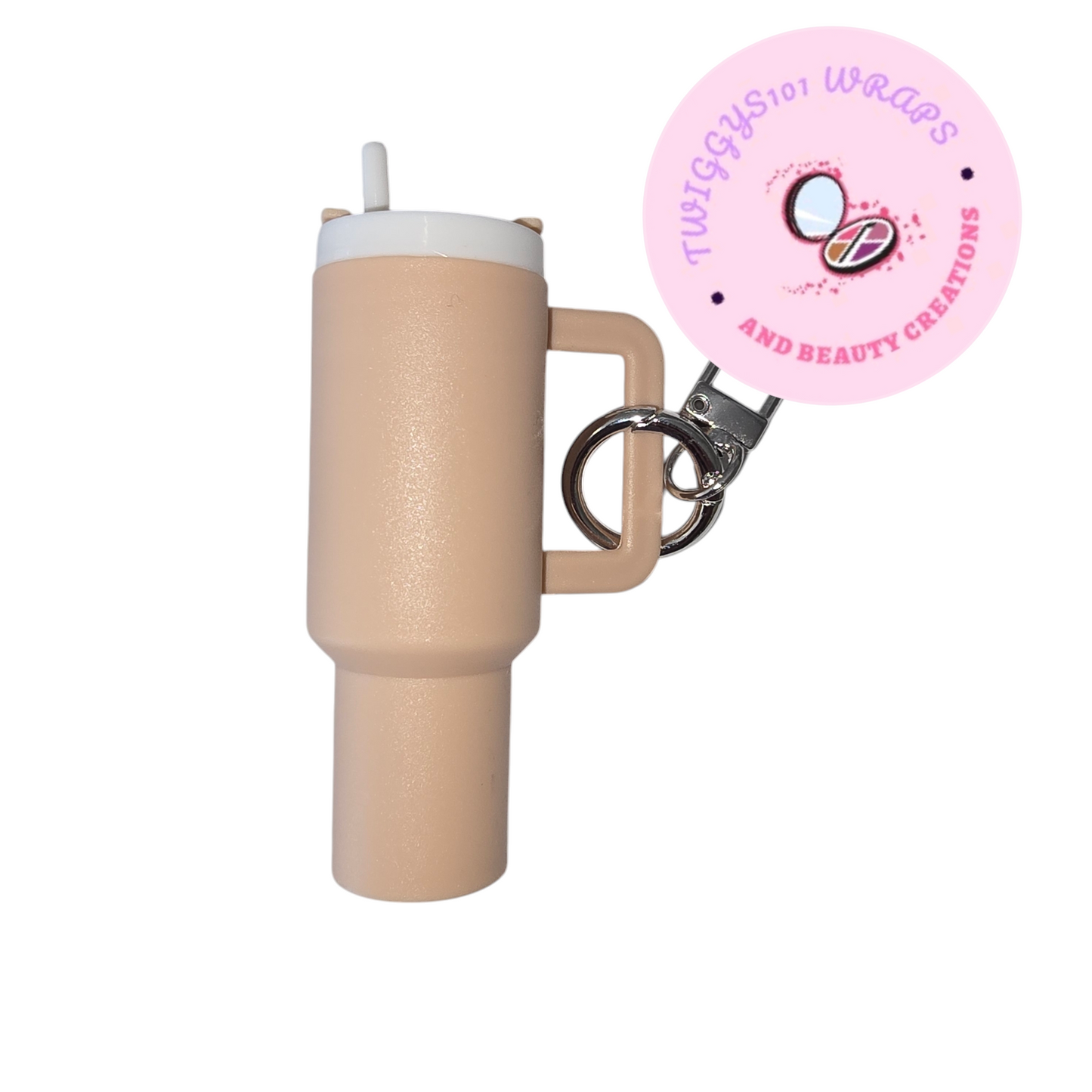 BEIGE MINI LIPSTICK STANLEY TUMBLER