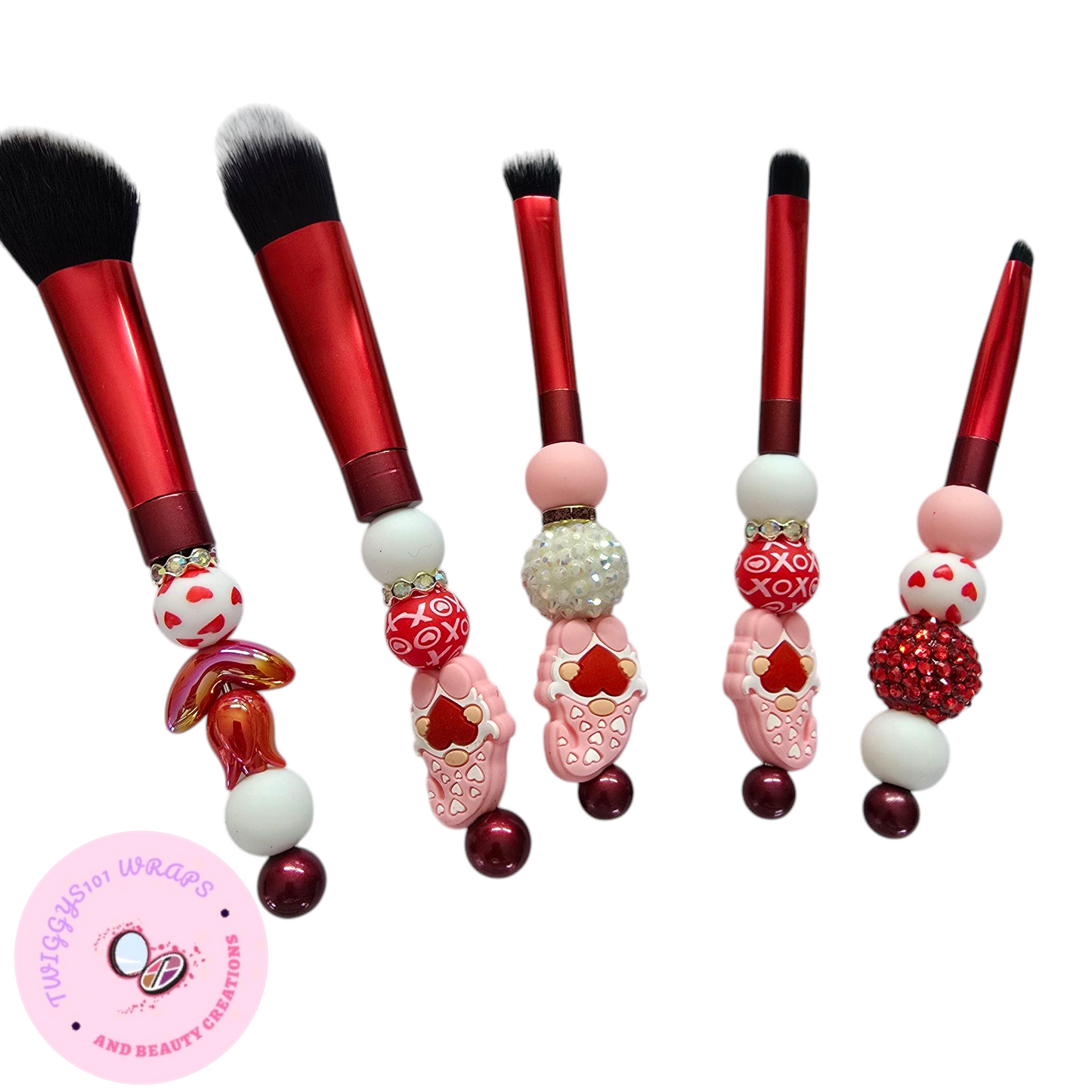VALENTINE DAY MAKEUP BRUSH SET