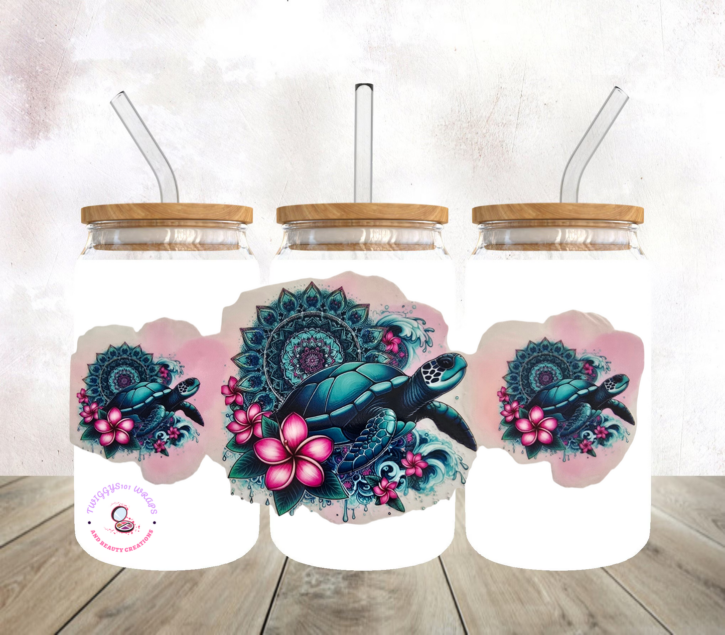 16 OZ FROSTED LIBBY CAN - TURTLE