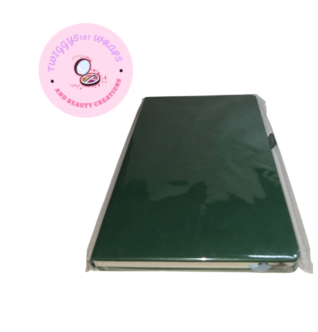 GREEN A5 NOTEBOOK