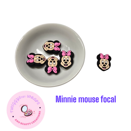 MINNIE MOUSE FOCAL BEADS