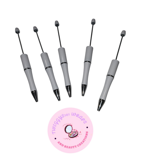 WHITE BEADABLE PENS