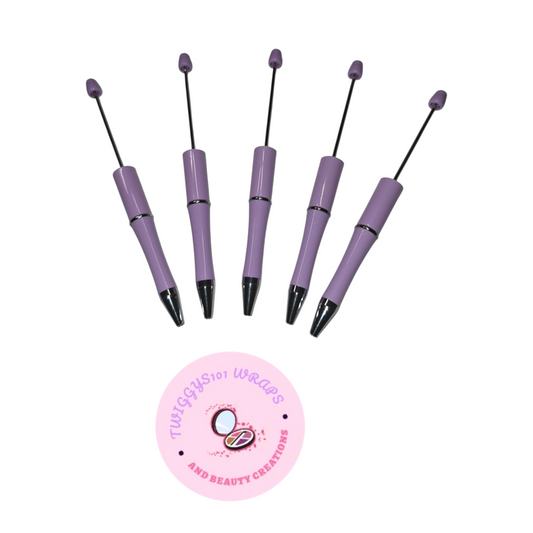 PURPLE BEADABLE PENS