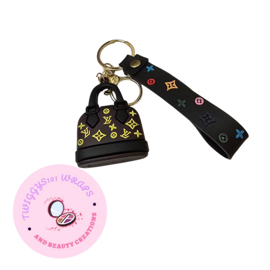 XL BLACK HANDLE BAG KEYCHAIN
