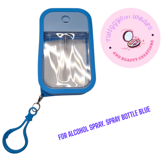 BLUE SPRAY BOTTLE CUSTOMISED TO ORDER