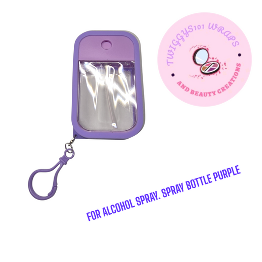 SPRAY BOTTLE PURPLE CUSTOMISED TO ORDER