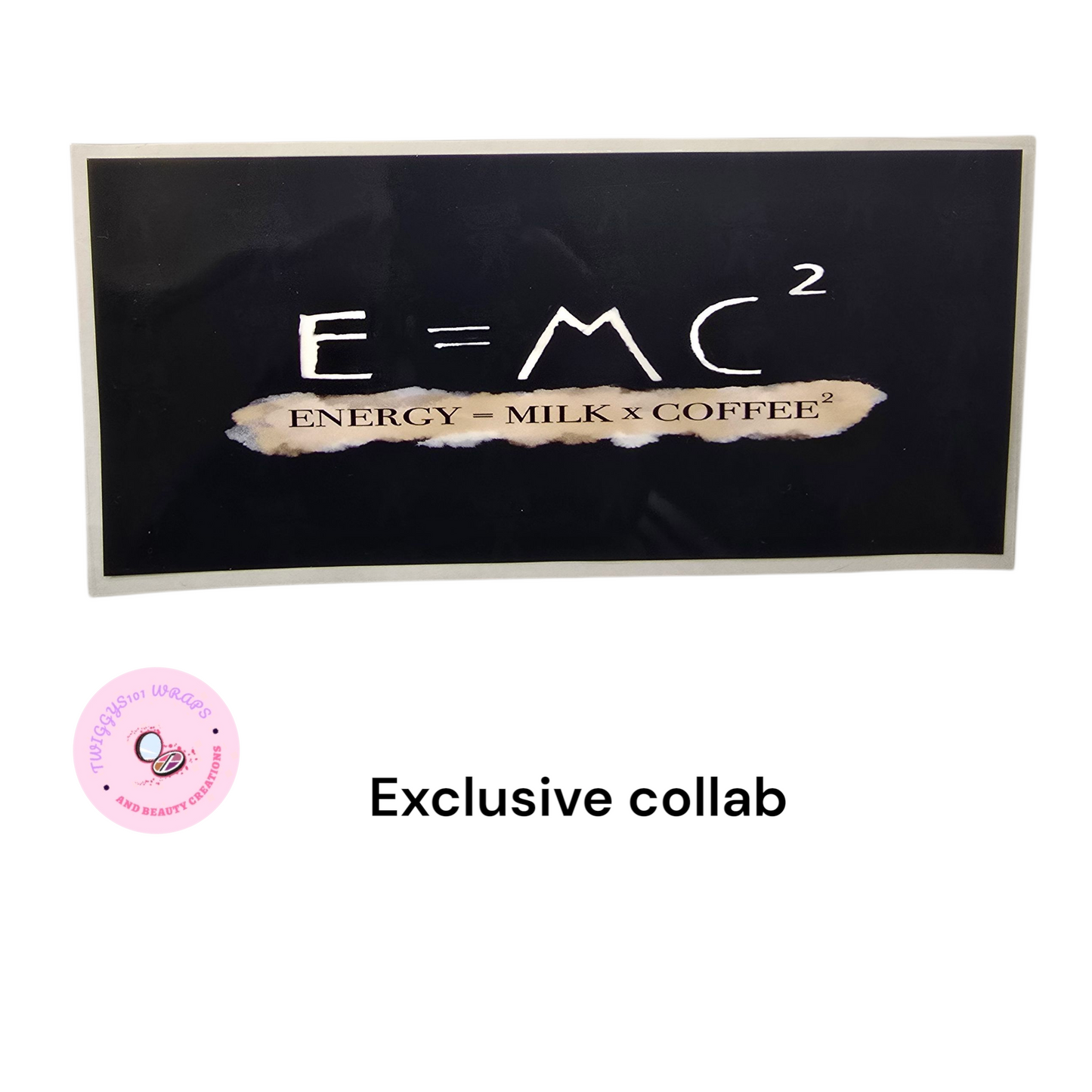 EXCLUSIVE COLLAB BLACK E=MC2