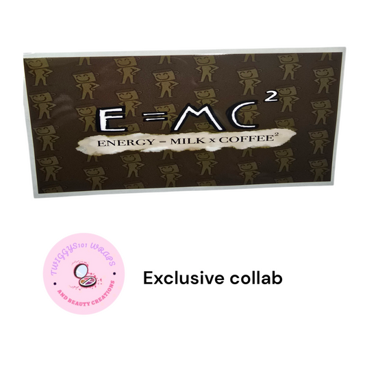 EXCLUSIVE COLLAB BROWN E=MC2