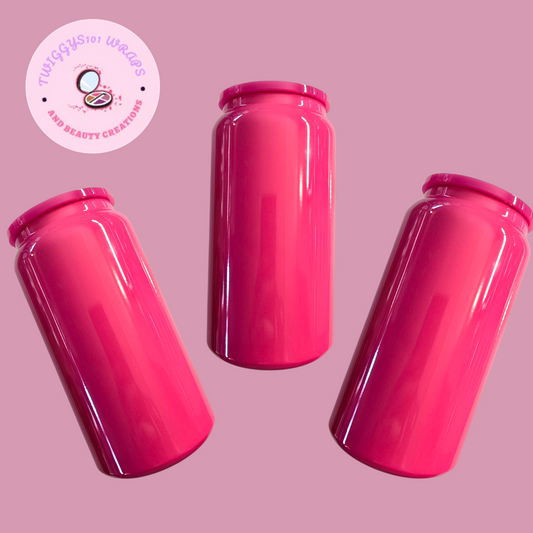 HOT PINK STAINLESS STEAL 16OZ TUMBLER
