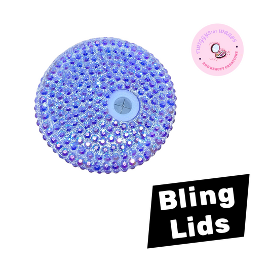 GRAPE LIGHT PURPLE BLING LID