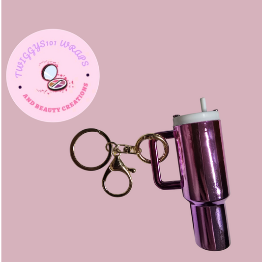 PURPLE SHIMMER MINI TUMBLER LIPSTICK HOLDER