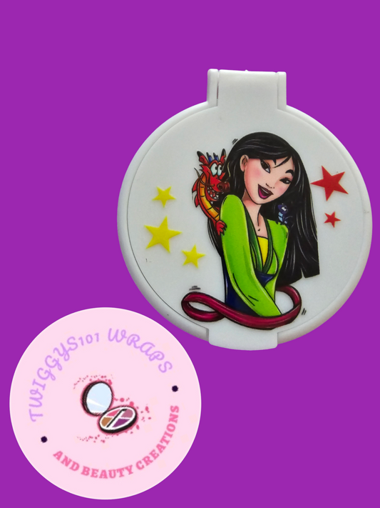 KIDS COMPACT MULAN MAKEUP MIRROR