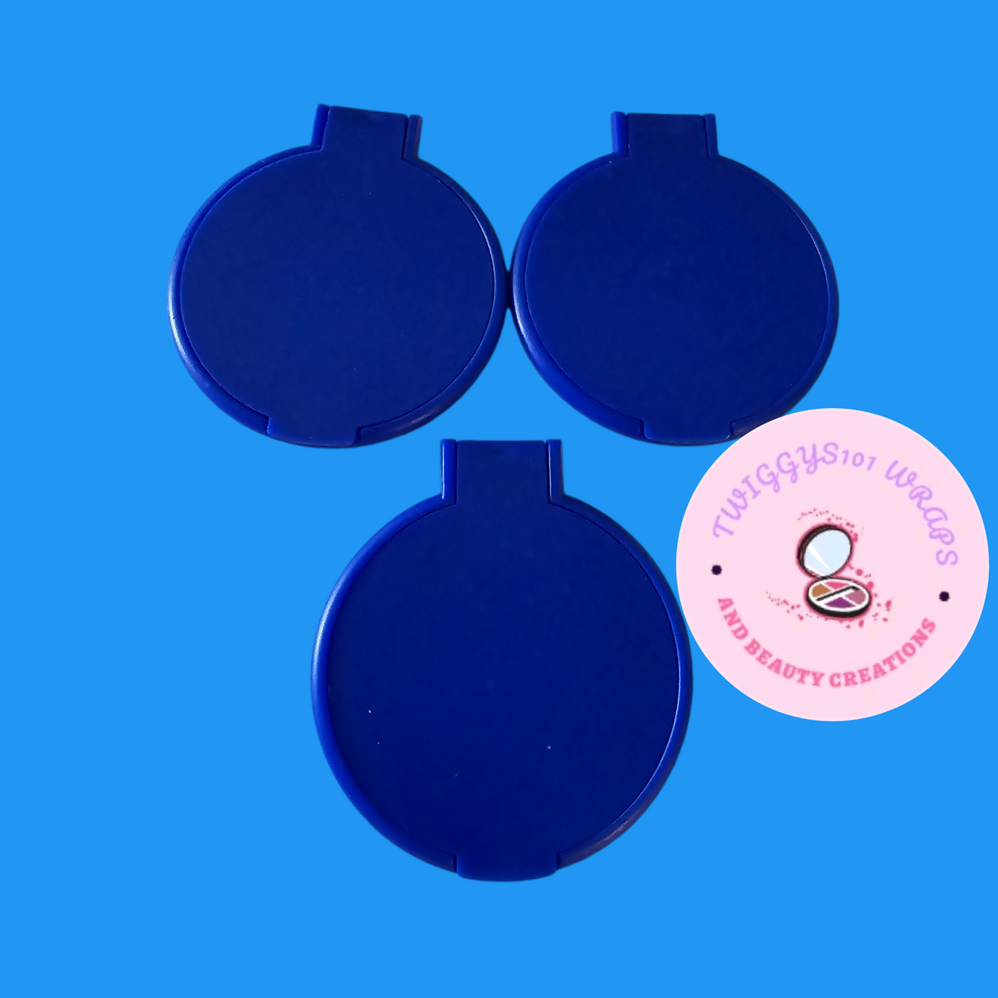 BLUE KIDS CUSTOMISED COMPACT MIRROR