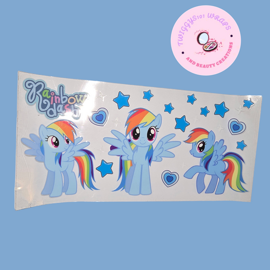 16 OZ RAINBOW DASH WRAP