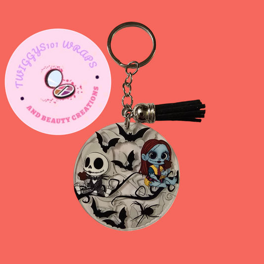 JACK AND SALLY KEYCHAIN