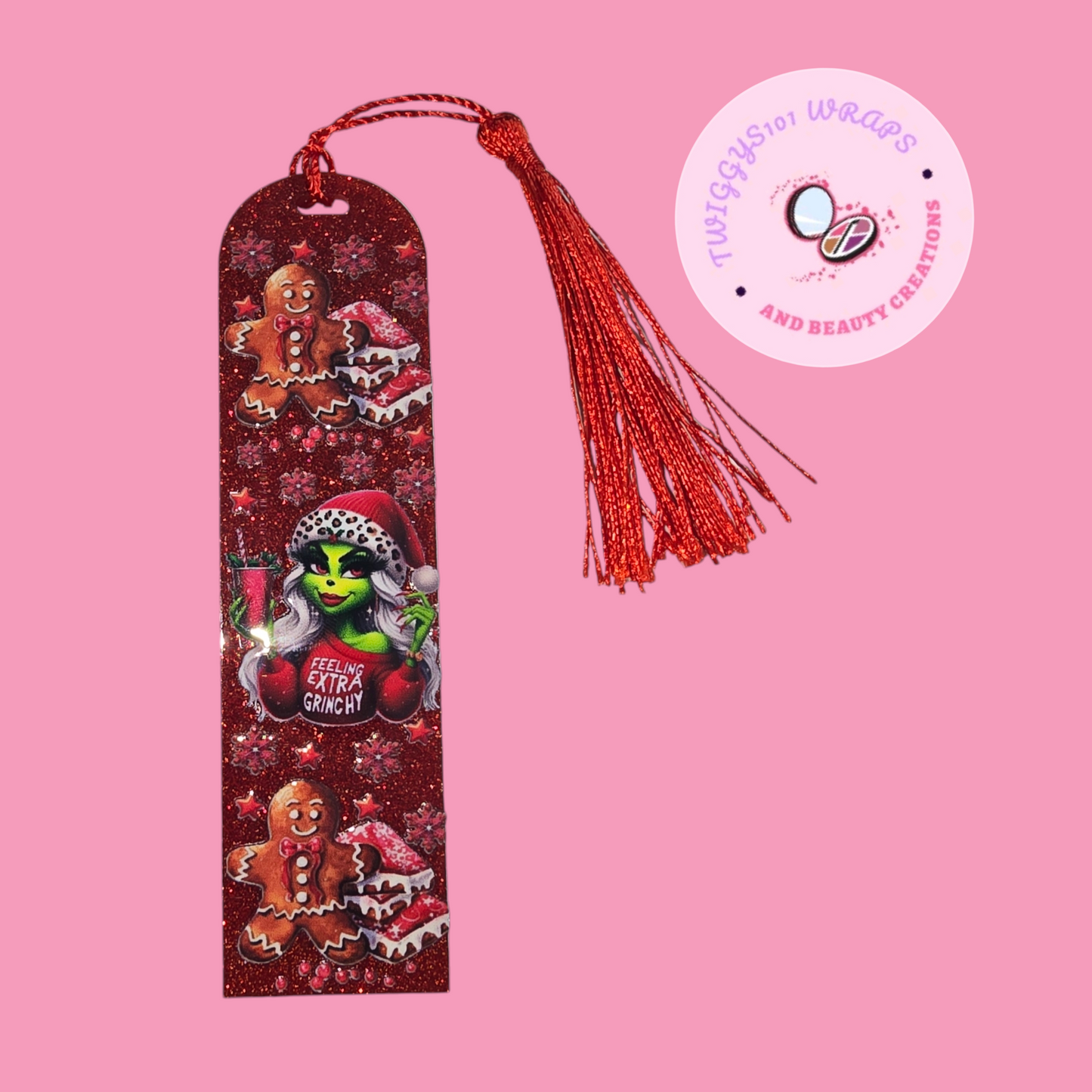 GIRL GRINCH BOOKMARK