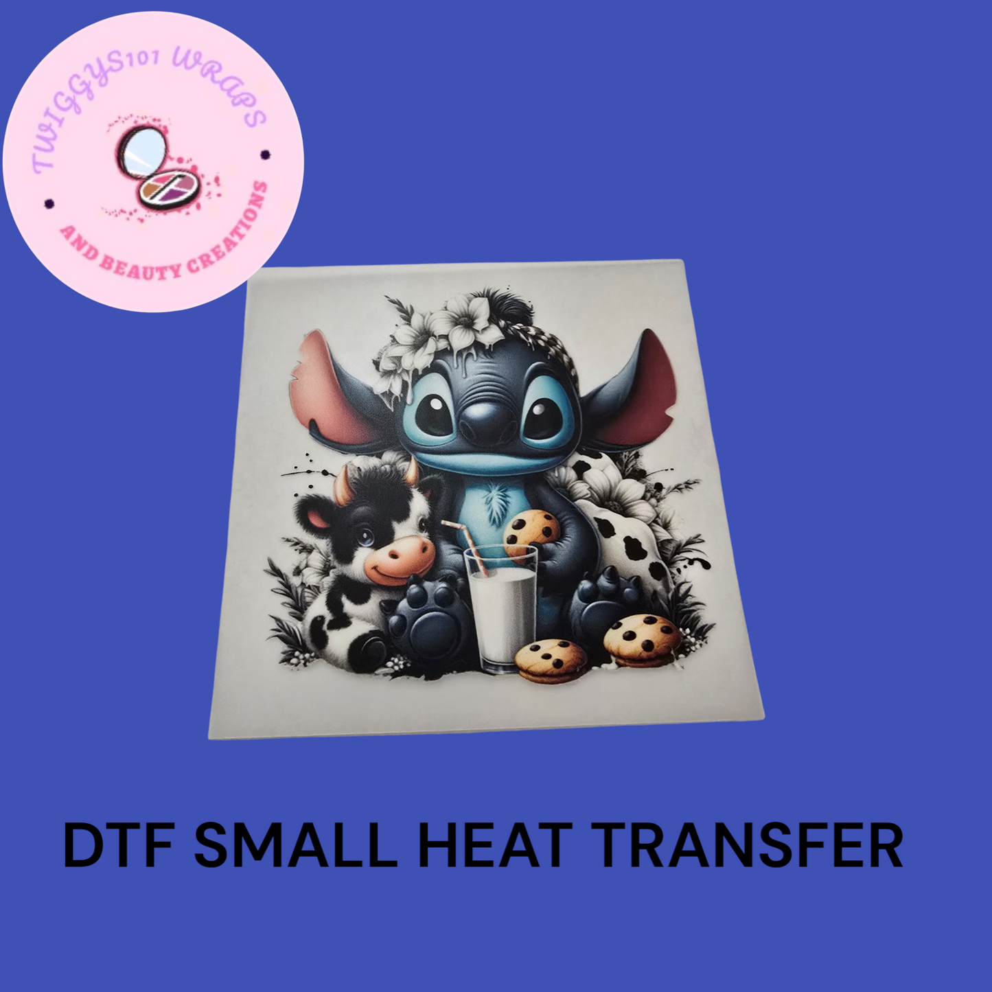 STITCH AND COW SMALL HEAT TRANSFER DTF