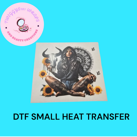 TATTOO BULL SMALL HEAT TRANSFER DTF