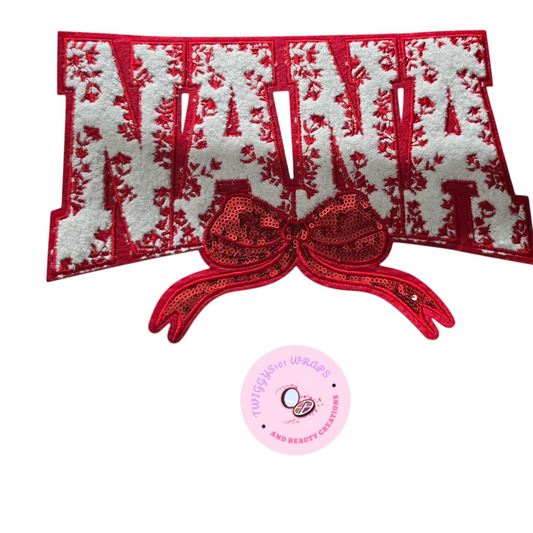 RED NANA LARGE PATCH