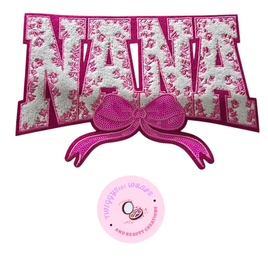 HOT PINK NANA PATCH