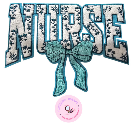 TEAL LARGE NURSE PATCH
