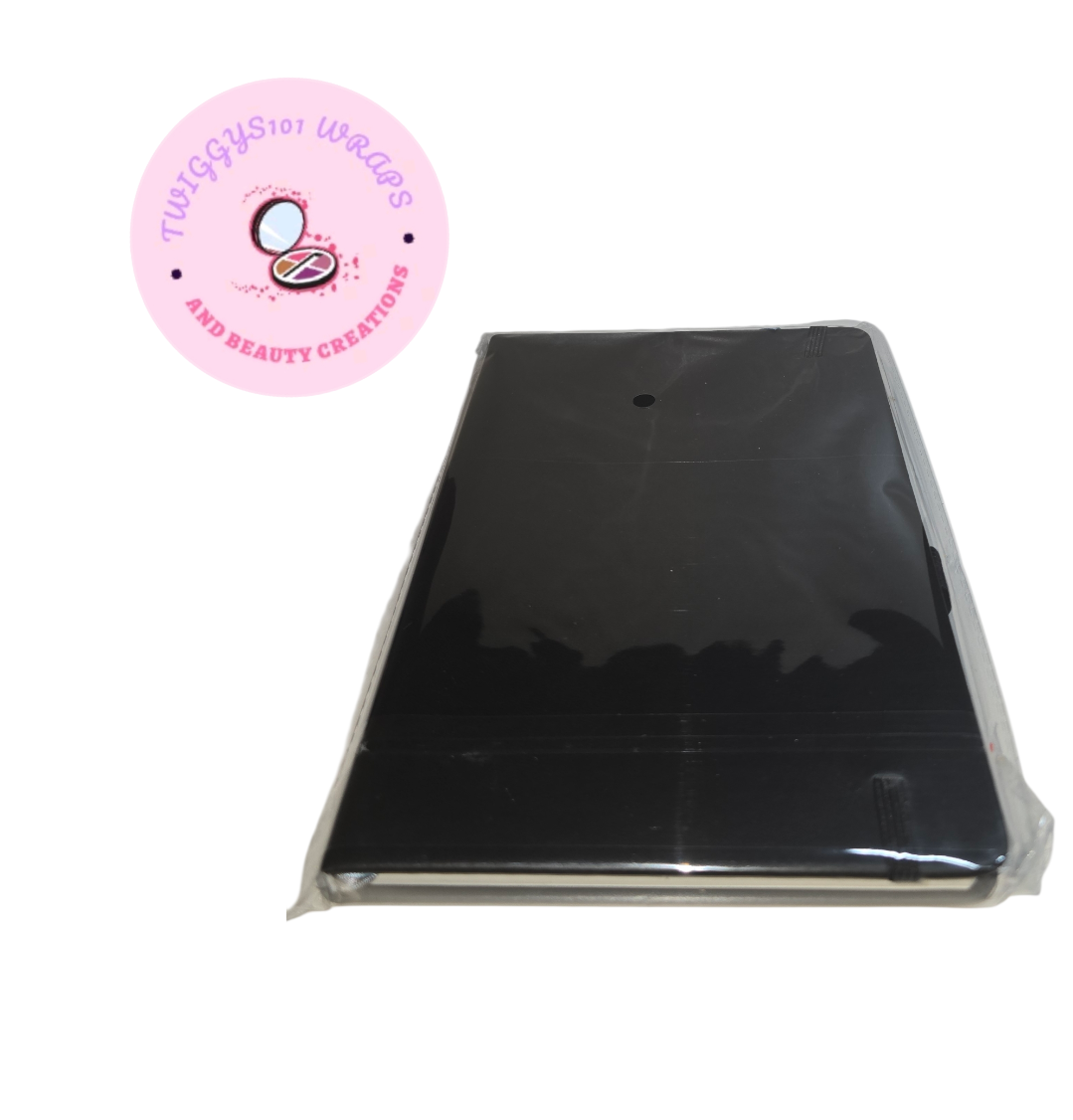 BLACK A5 NOTEBOOK