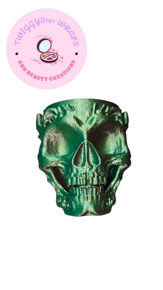 SKULL PEN HOLDER 3d LARGE