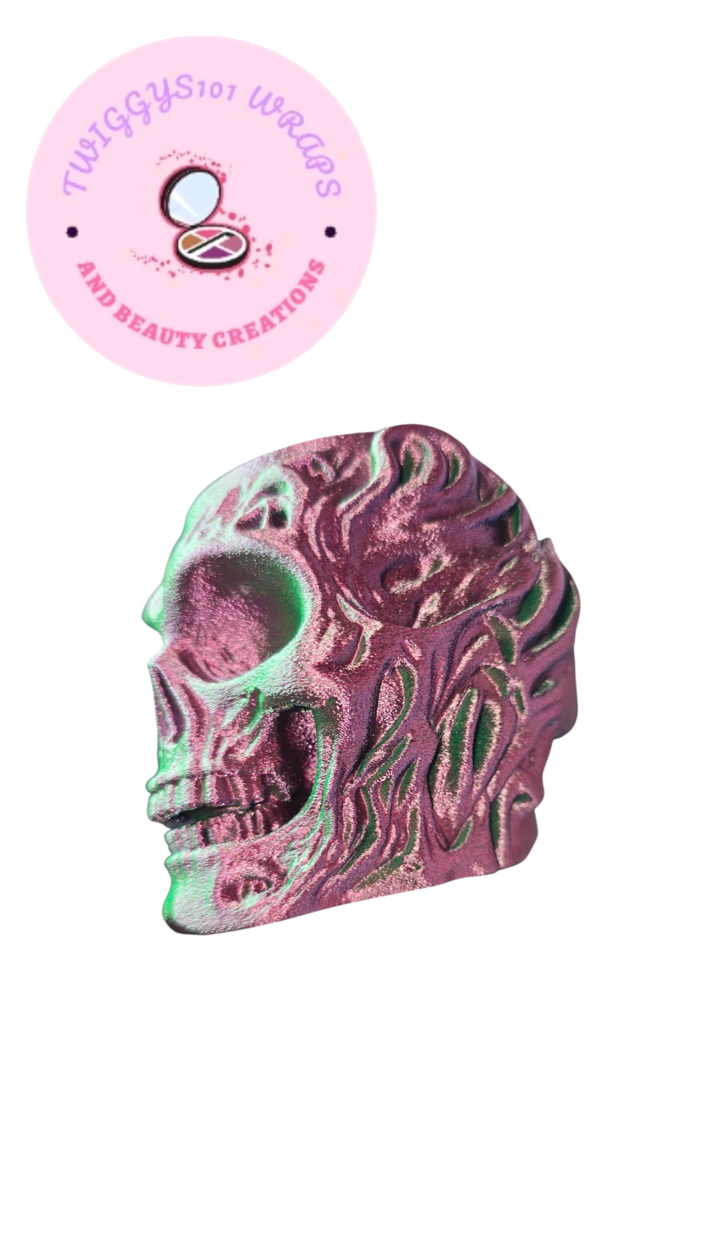 SKULL PEN HOLDER 3d LARGE