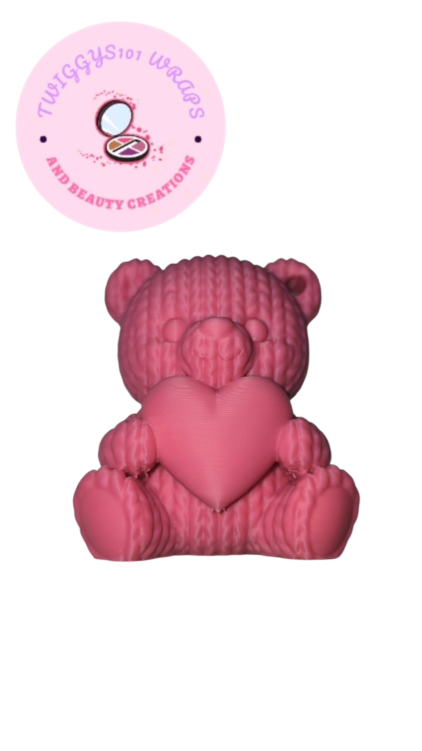 BEAR KEYCHAIN LARGE  3d