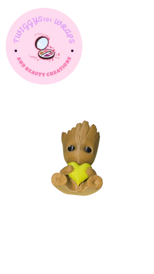 BABY GROOT WITH HEART 3D